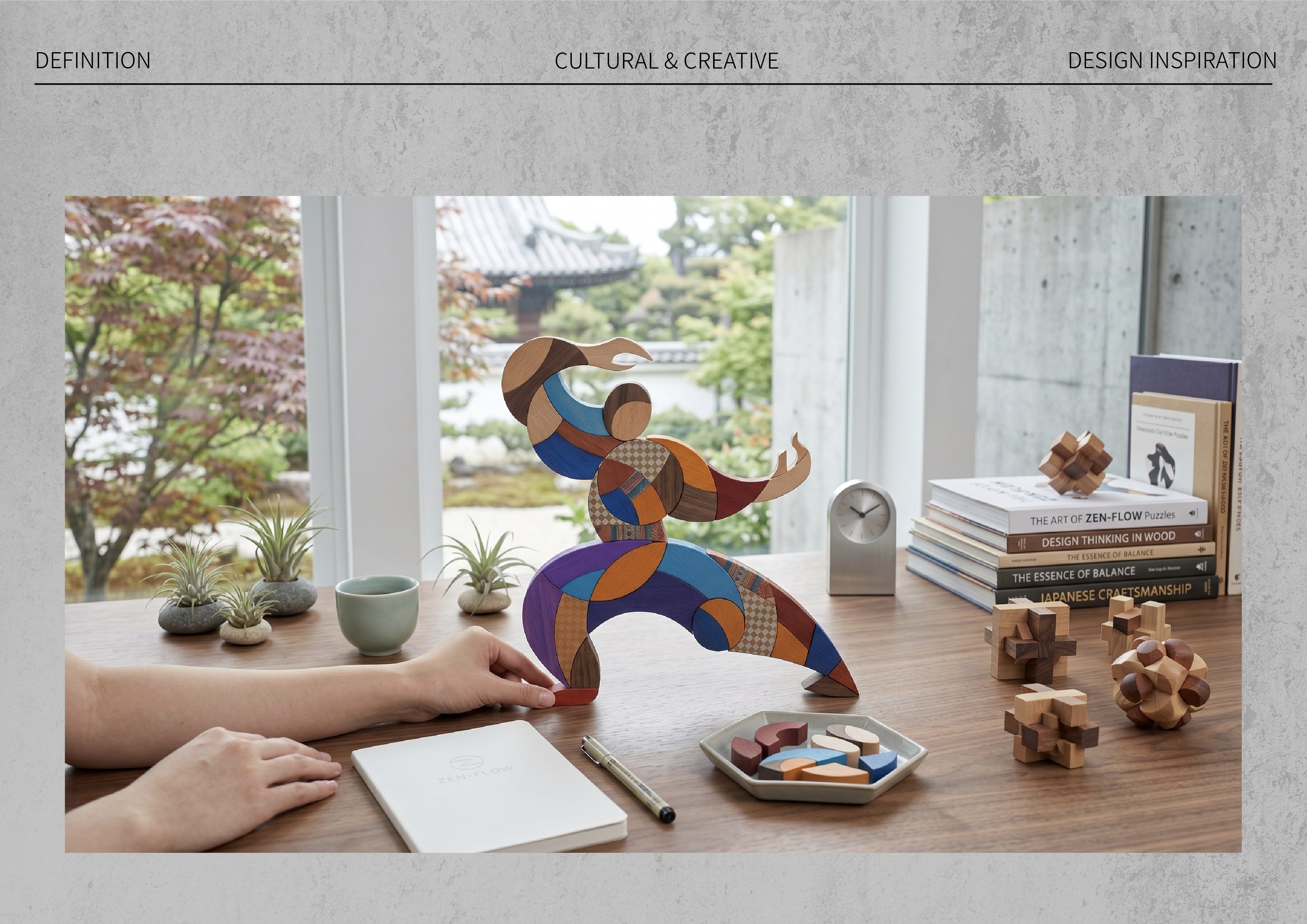 木质武术摆件系列 - 展示图 2